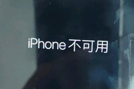 南岗苹果服务网点分享锁屏界面显示“iPhone 不可用”如何解决 