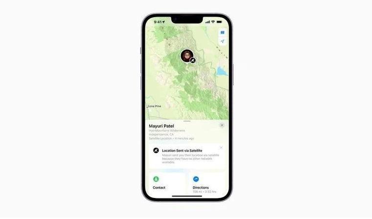 南岗苹果14维修分享iPhone14系列中 FindMy功能通过卫星分享位置方法教程 